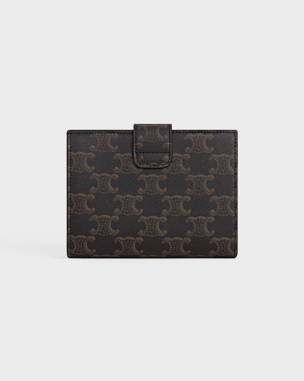 Celine Small Strap Wallet Triomphe in Triomphe Canvas – Tan
