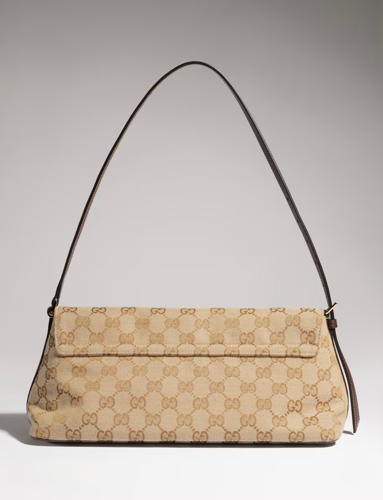 Gucci Madison Medium Shoulder Bag in Sand and Brown GG Canvas