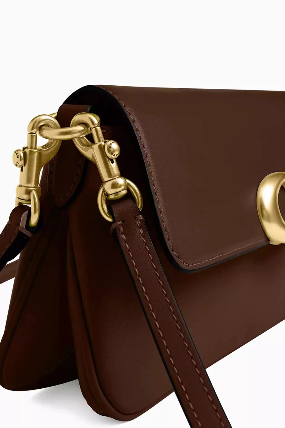 Coach Jet Shoulder Bag in Maple Refined Calf Leather