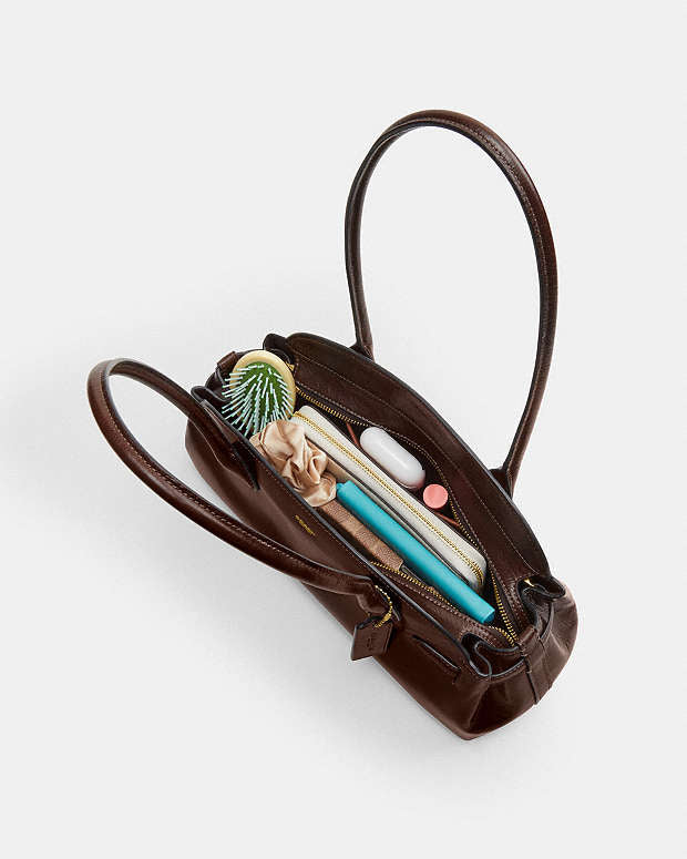 Coach Empire Carryall Bag 34 in Maple Glazed Leather