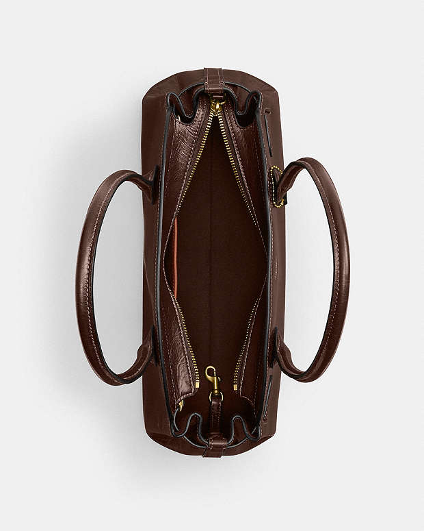 Coach Empire Carryall Bag 34 in Maple Glazed Leather