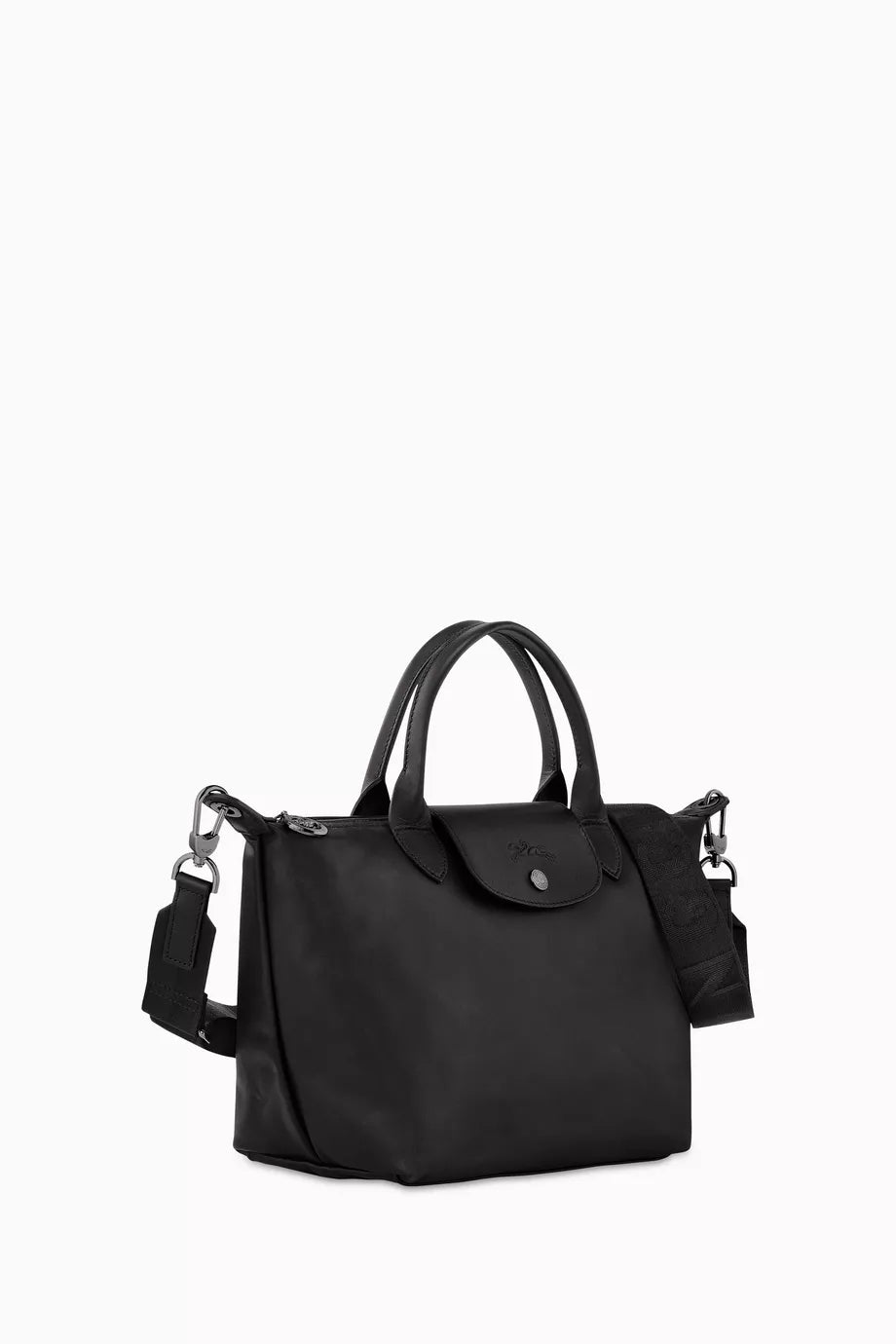 Longchamp Le Pliage Xtra XS Handbag – Black Leather