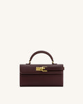 JW PEI Elise Top Handle Bag – Deep Burgundy